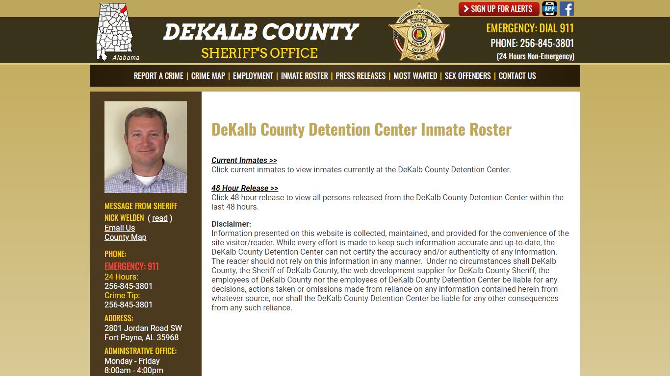 Roster Choose - DeKalb County Sheriff's Office - Fort ...