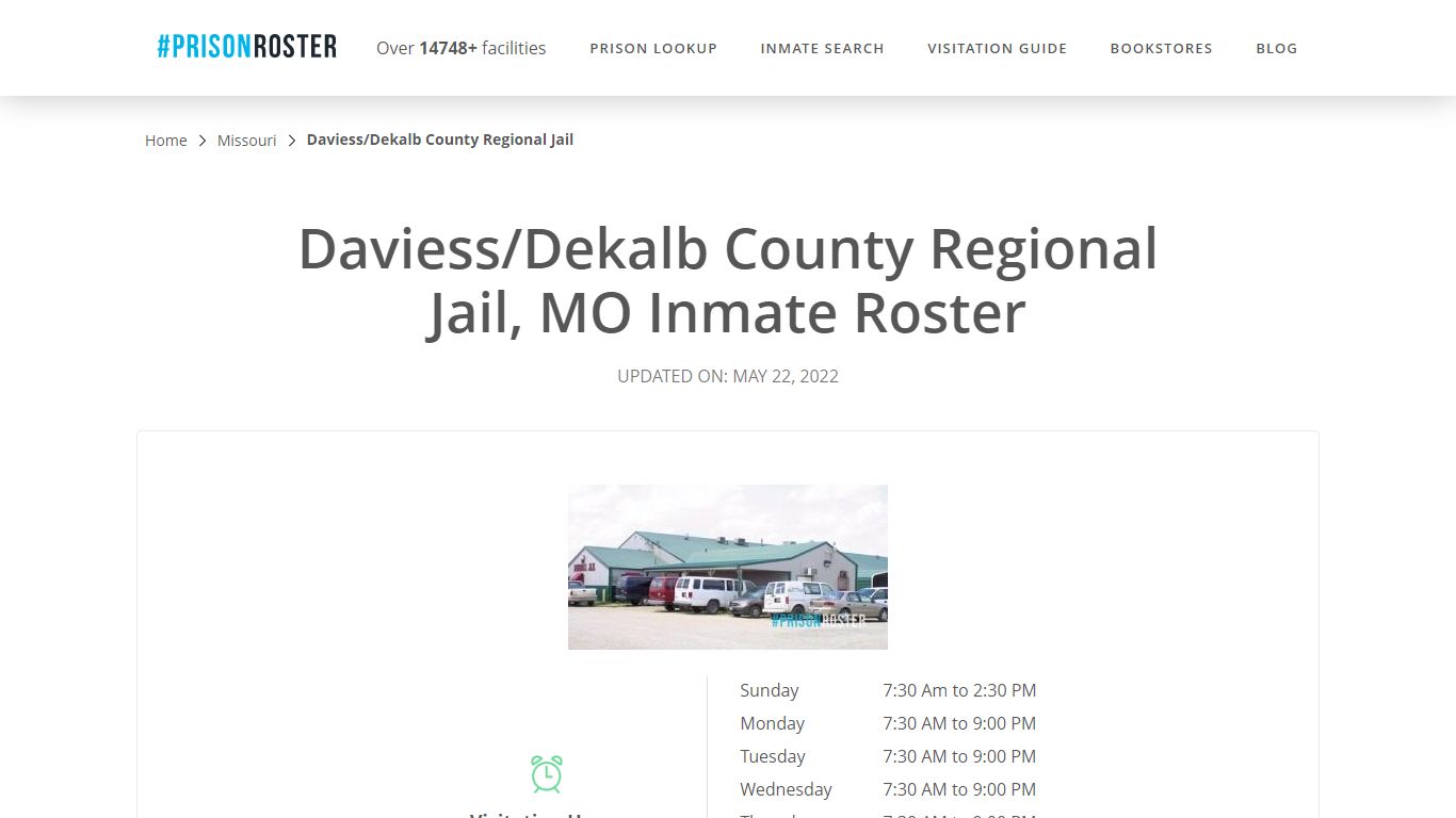 Daviess/Dekalb County Regional Jail, MO Inmate Roster
